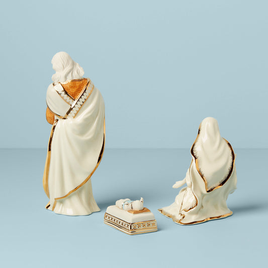 First Blessing Nativity 3-Piece Family Figurine