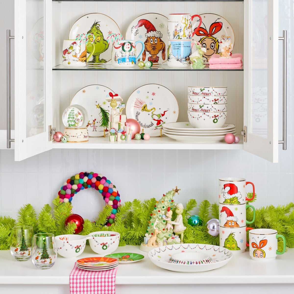 Merry Grinchmas Naughty or Nice Double Dip Bowl