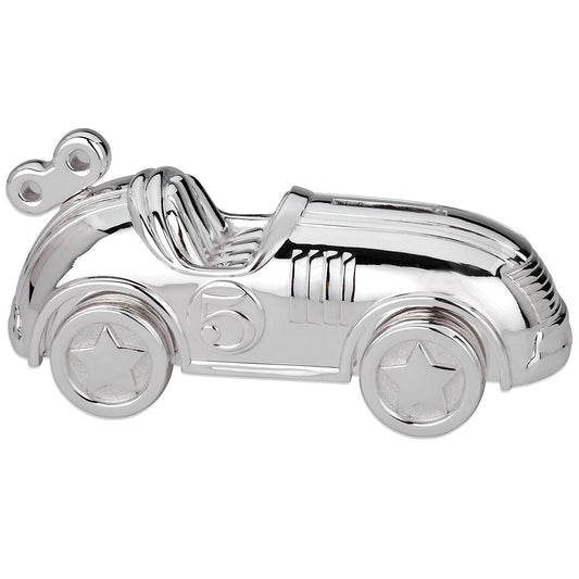 Race Car Silverplate Bank
