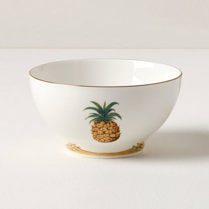 British Colonial Bamboo Rice Bowl