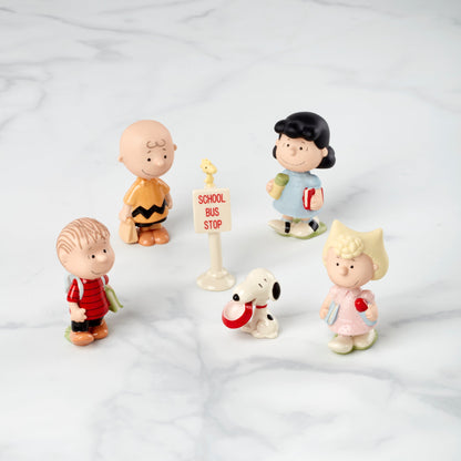 Peanuts 6-Piece Back To School Figurine Set