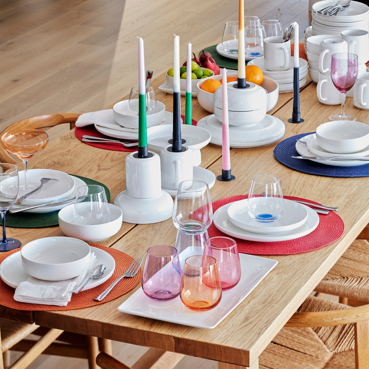 24 Seven White 12-Piece Dinnerware Set