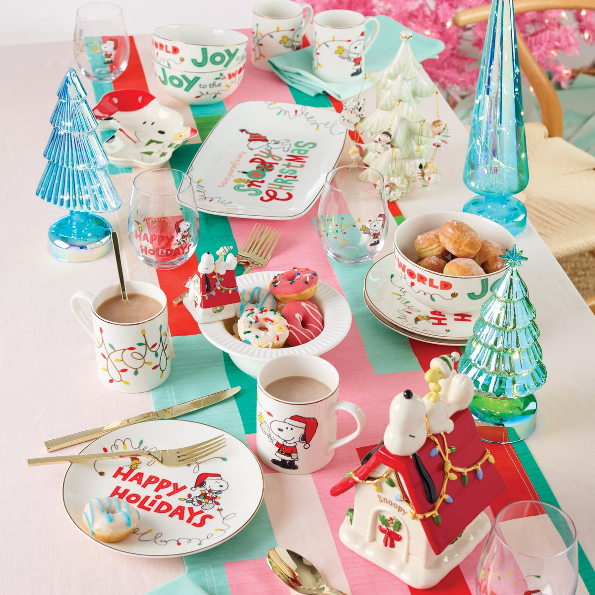 Snoopy Christmas Candy Dish