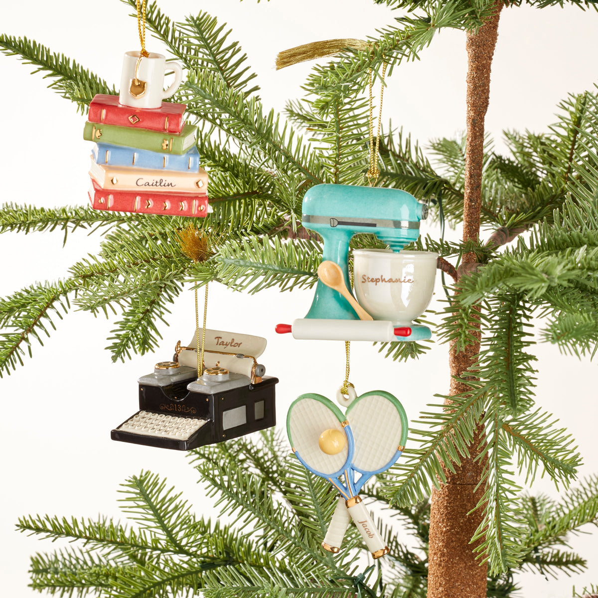Personalized Bookworm Ornament