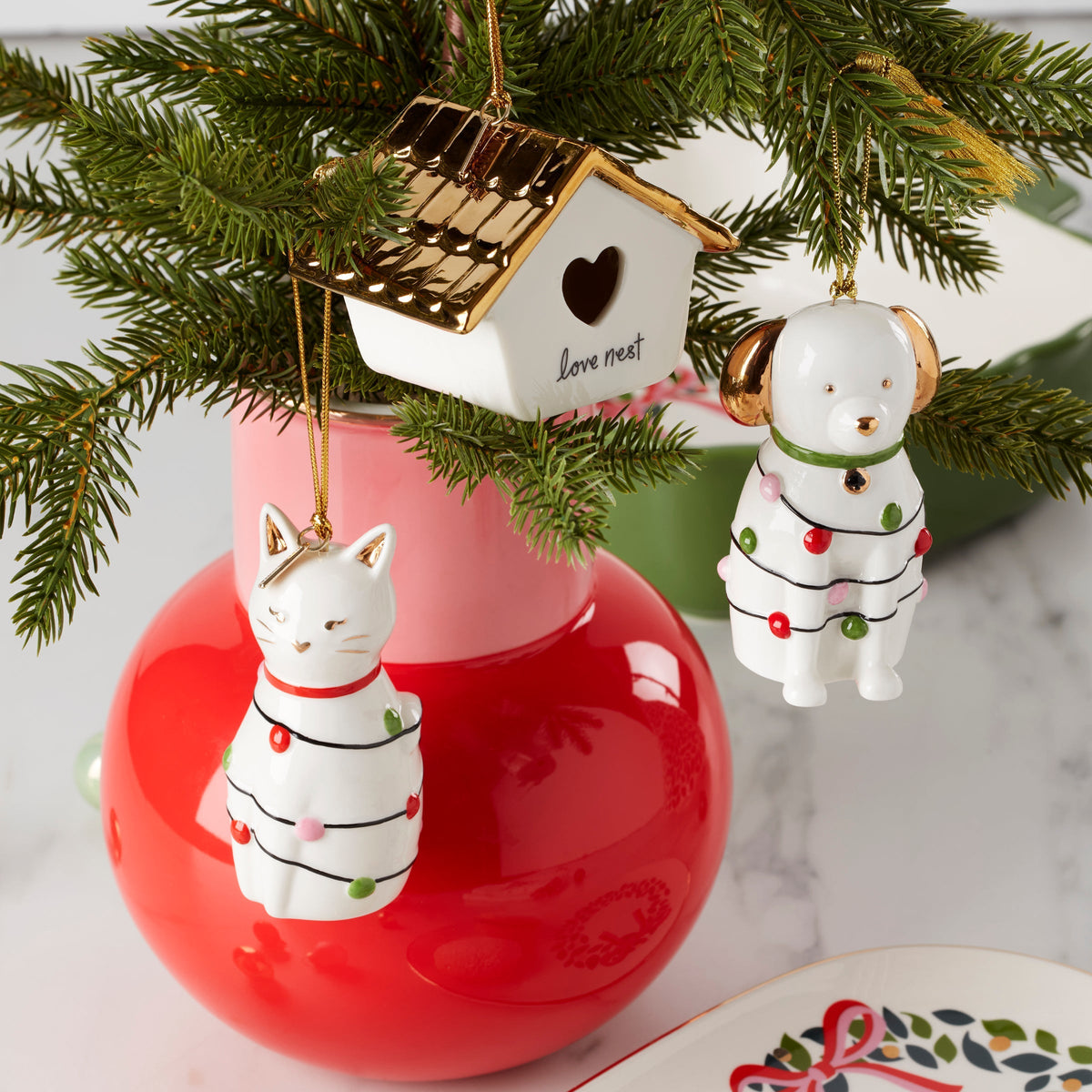 Be Jolly Dog Ornament
