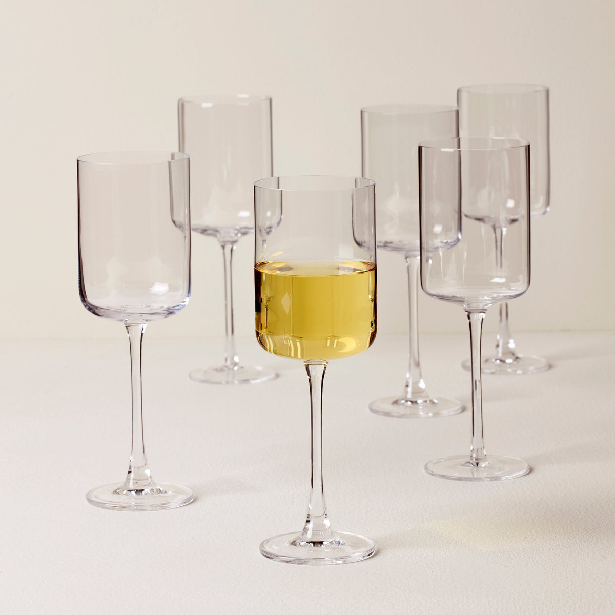 Tuscany Classics Straight White Wine Glasses, Set of 6