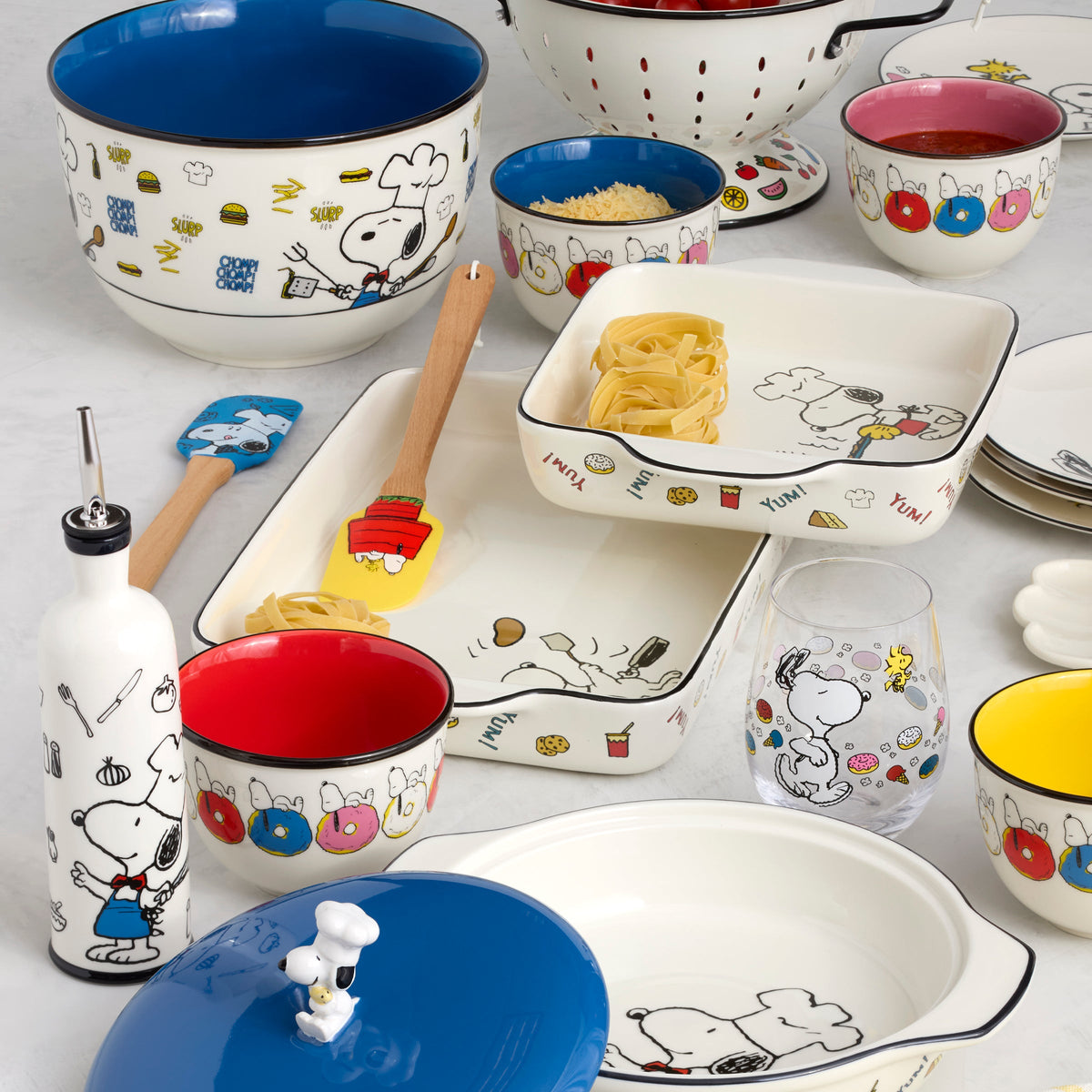Chef Snoopy Dessert Bowls, Set of 4