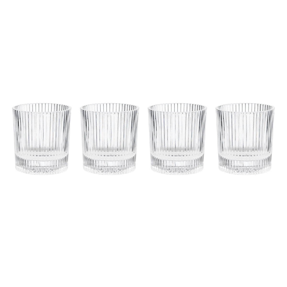 Wallingford Double Old-Fashioned Glasses, Set of 4