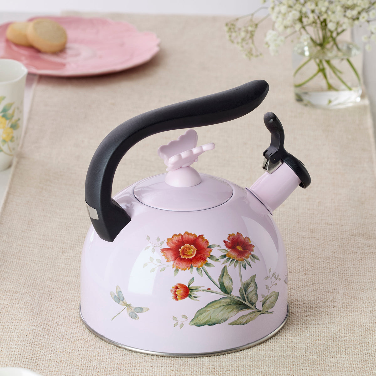 Butterfly Meadow Colors Tea Kettle