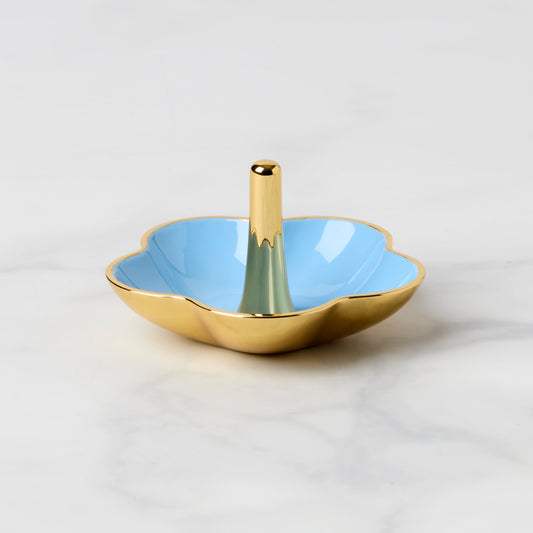 Make It Pop Blue Metal Ring Dish