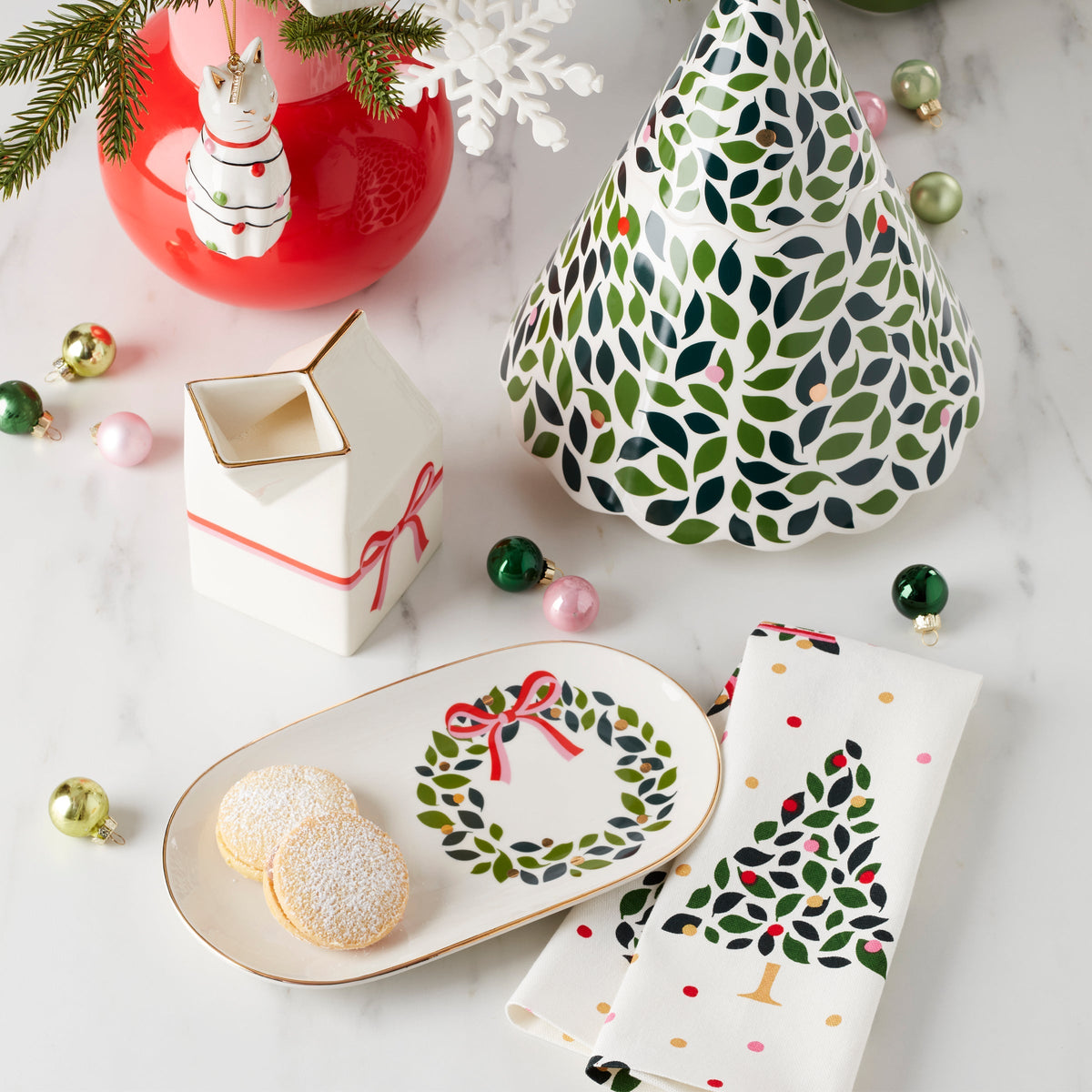 Be Jolly Milk & Cookie Plate