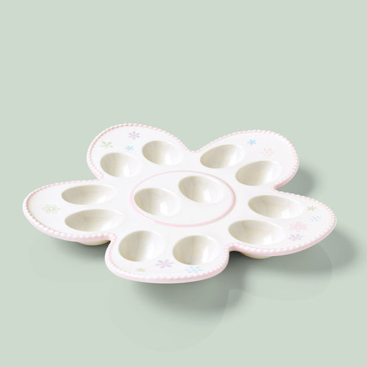Bunny Hop Easter Egg Platter