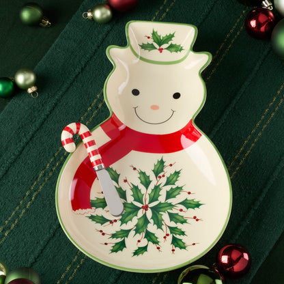 Holiday Tray with Spreader