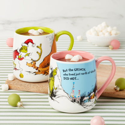 Who-Ville Cindy-Max Mugs, Set of 2