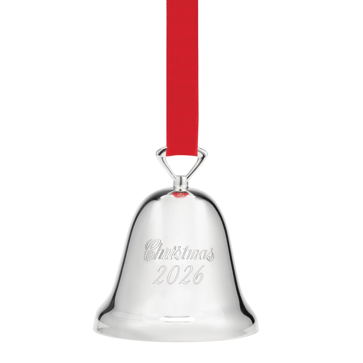 2026 Silverplate Christmas Bell Ornament