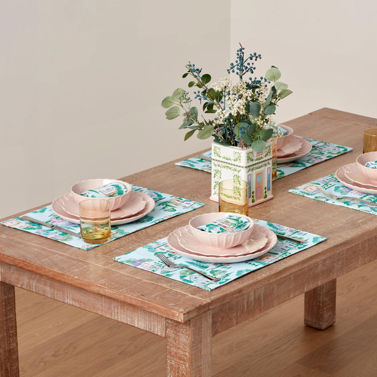 Lenox Spice Village Allover Placemats, Set of 4