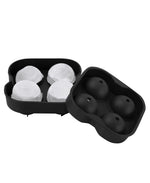 Black Round Silicone XL Ice Mold
