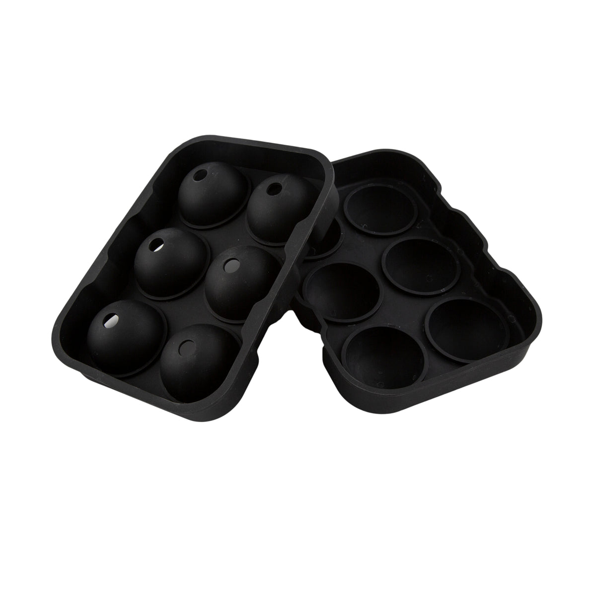 Black Round Silicone Ice Mold