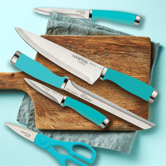 Epicure True Aqua 15 Piece Cutlery Block Set